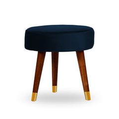 Callum Velvet Ottoman/Poufee Stool