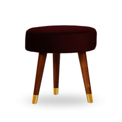 Callum Velvet Ottoman/Poufee Stool