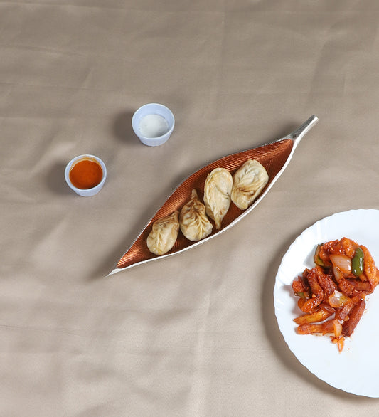 Long Leaf Aluminium Platter