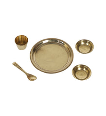 Small Bhog Thaal Set of 4