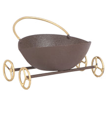 Eye Shape Bowl Snacks Platter With Wheels