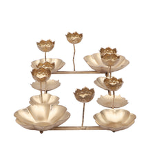 Metal Big Rangoli Urli Set of 2