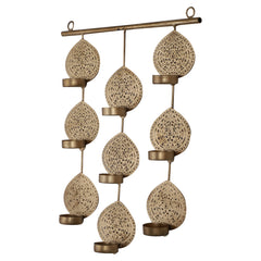 Hanging Leaves Tealight Holder