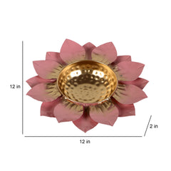 Pink & Gold Flower Urli