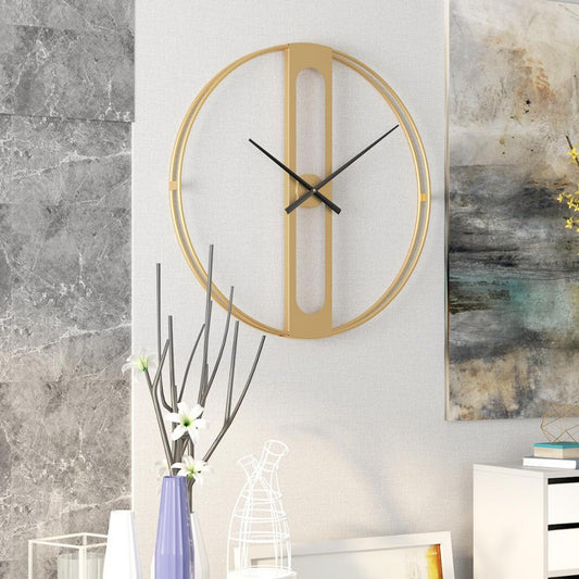 Modern Gold Wall Clock