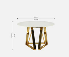 Round Marble Dining Table