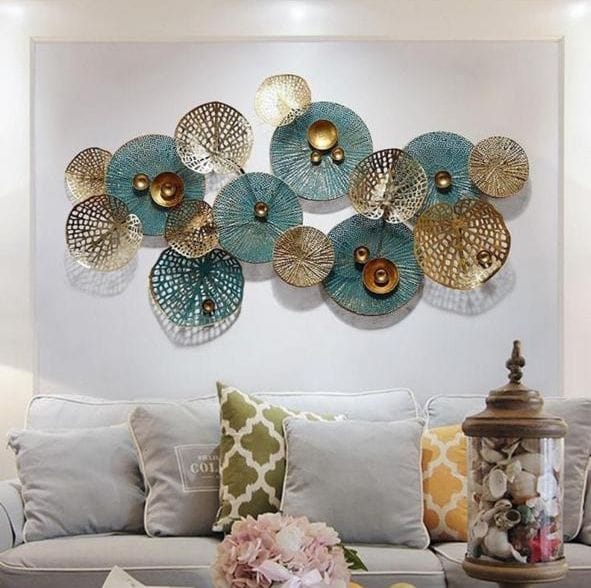 Creative Teal Metal Wall Art & Wall Decor