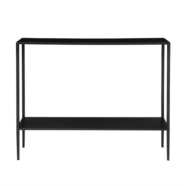 Regan Black Metal Console Table