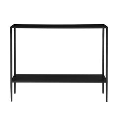 Regan Black Metal Console Table