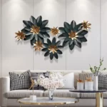 Lotus Flowers Wall Decor Metal Wall Art