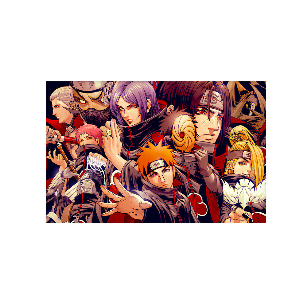 Anime Characters Wall Canvas Poster