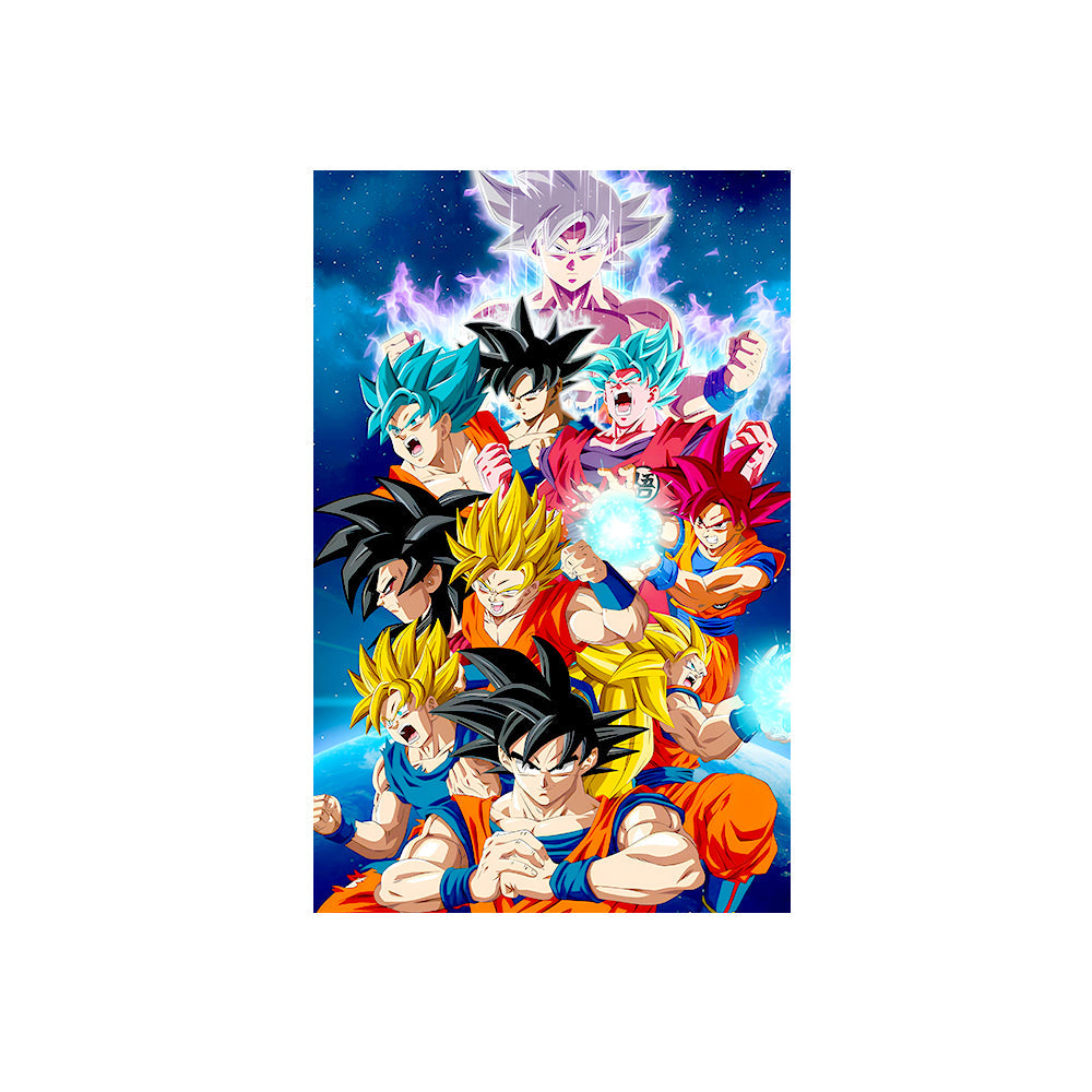 Anime Characters Wall Canvas Poster