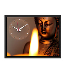 Buddha Printed Analog MDF Modern Wall Clock