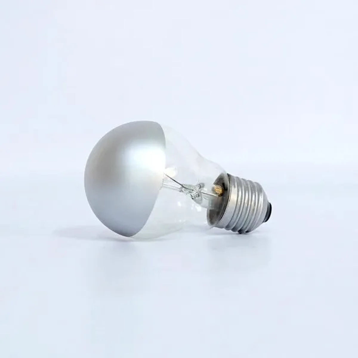 Silver Bright Tipped 100 Watt Filament Shadow Light Bulb