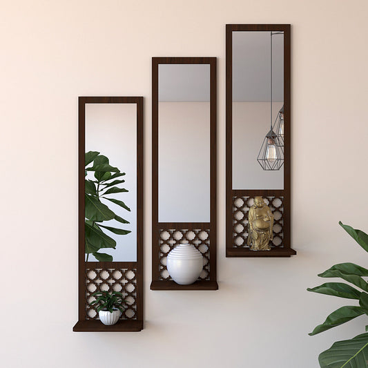 Designer Morrocan Long Wall Mirror- Set of 3
