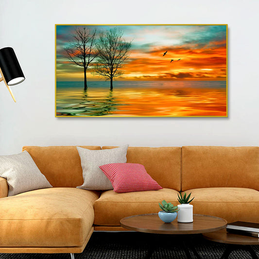 Sunset Scenery  Canvas Painting