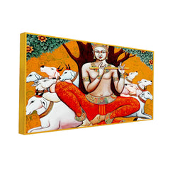 Param Yogi Krishna Spiritual Canvas Painting