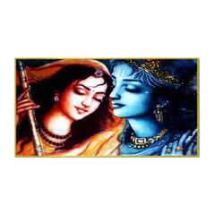 Eternal Love Krishna Meerabai Canvas Painting