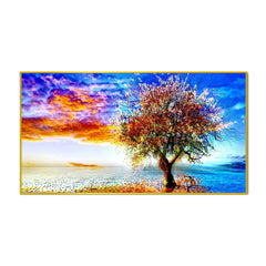 Big Panoramic Abstract Tree Wall Paintings & Canvas Wall Art