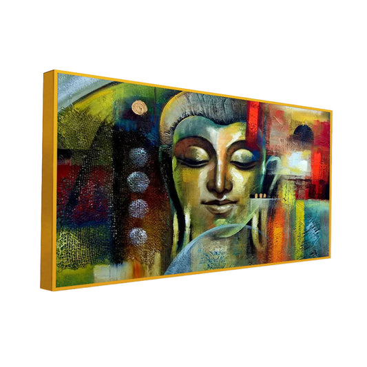 Divine Gautama Buddha Canvas Painting