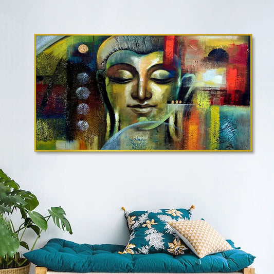 Divine Gautama Buddha Canvas Painting