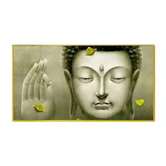 Calm Buddha Peaceful Vaastu Canvas Wall Painting