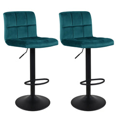 Plush Feel Velvet Counter Bar Chair / Long Chair