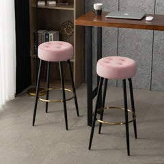 Plush Comfy Velvet Bar Stool / High Stool