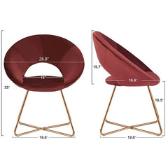 Edgy Shell Shaped Lounge Chair