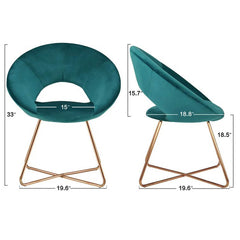 Edgy Shell Shaped Lounge Chair