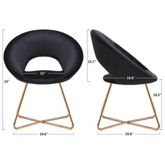 Edgy Shell Shaped Lounge Chair