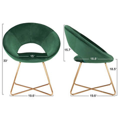 Edgy Shell Shaped Lounge Chair