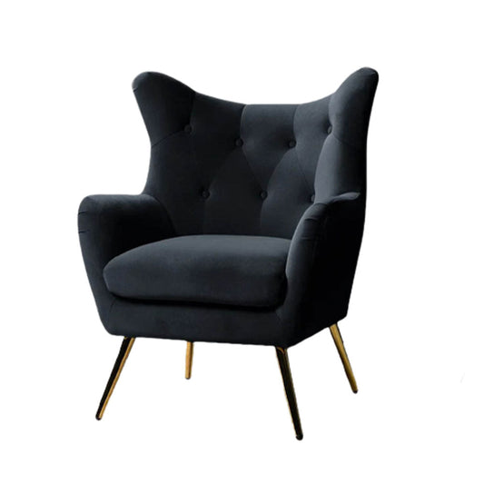 Tufted Velvet Lounge Chair