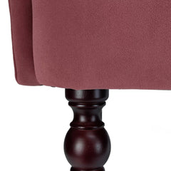 Detailed Tufted Super Comfy Velvet Lounge Chair