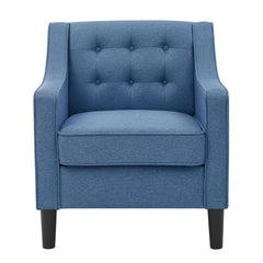 Tufted Comfy Lounge Chair With Ottoman