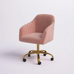 Refined Tufted Velvet Armchair With Golden Legs