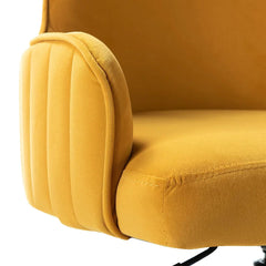 Luxury Velvet Armchair With Golden Base