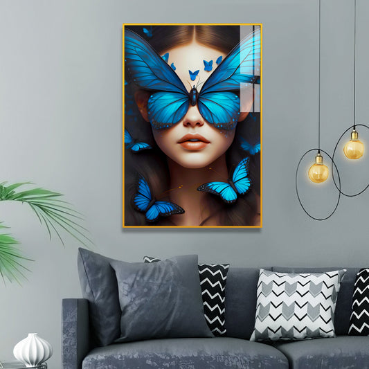 Contemporary Butterfly on Chic: Modern Acrylic Wall Paintings for Today's Homes