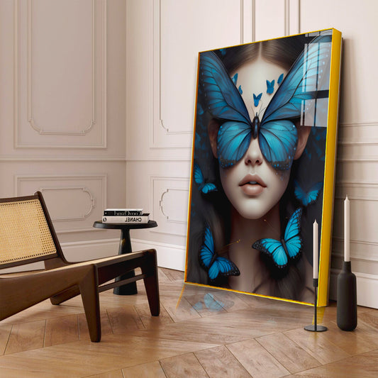 Contemporary Butterfly on Chic: Modern Acrylic Wall Paintings for Today's Homes