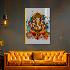 Lord Ganesha Acrylic Wall Paintings & Arts