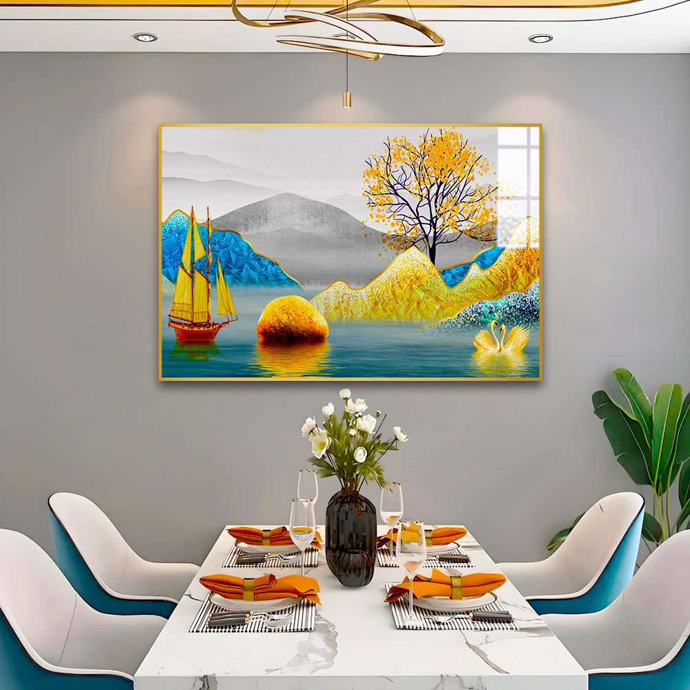 Beautiful Premium Nature Abstract Acrylic Wall Paintings & Arts