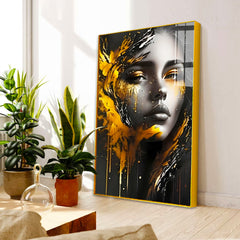 Artistic Innovation Girl Modern Acrylic Wall Art