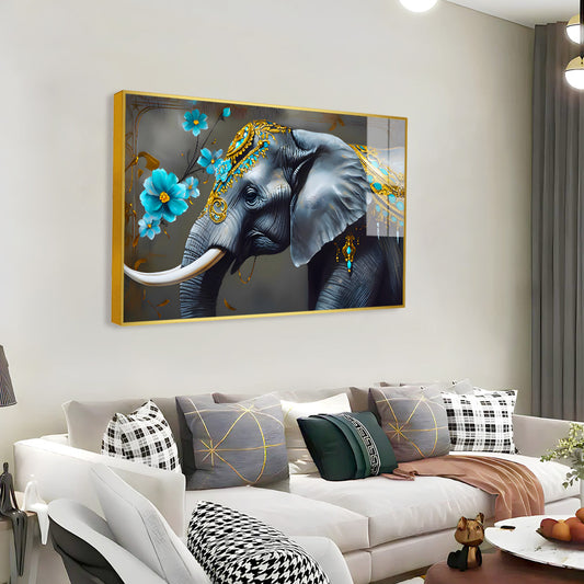 Beautiful Elephant Canvas Printed Acrylic Wall Paintings