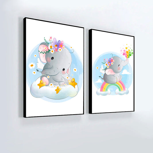 Cute Asthetic And Adorable for Kids Frame Set Of 2 4