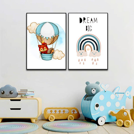 Cute Asthetic And Adorable for Kids Frame Set Of 2 2