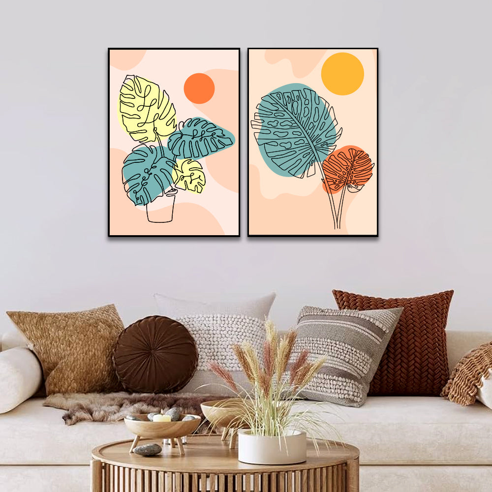 Bohemian Beautiful Aesthetic Poster for Wall Decor Wall Art Set of 2 6