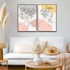 Bohemian Beautiful Aesthetic Poster for Wall Decor Wall Art Set of 2 1