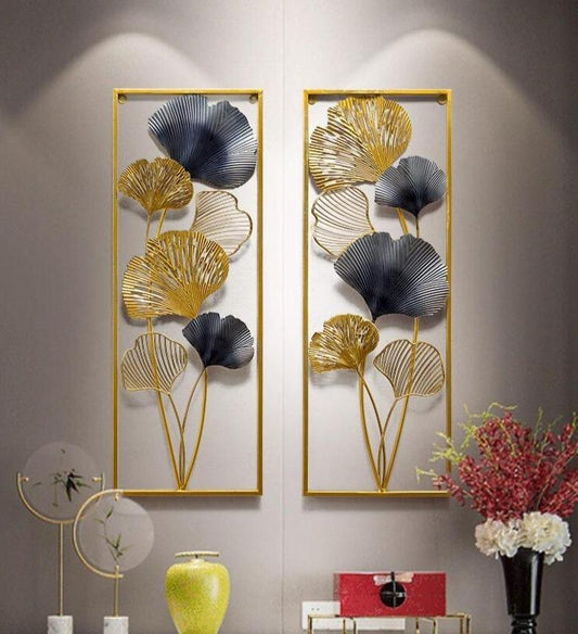 Dual leaf frame Wall art