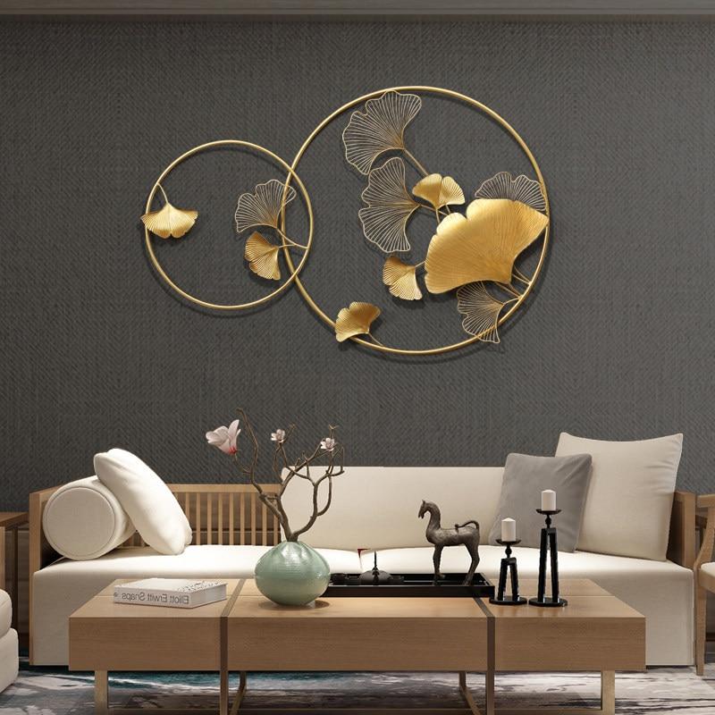 Double circle wall art