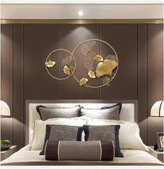 Double circle wall art